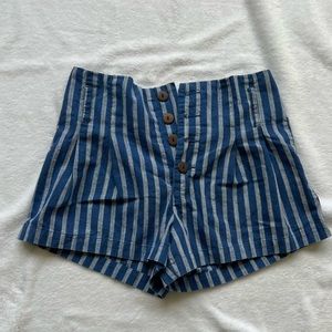 Blue stripped shorts